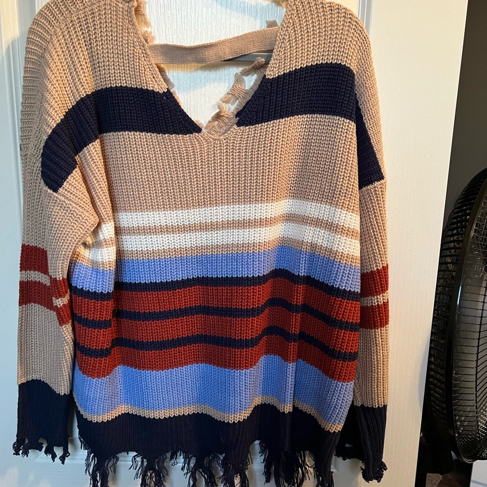v neck sweater